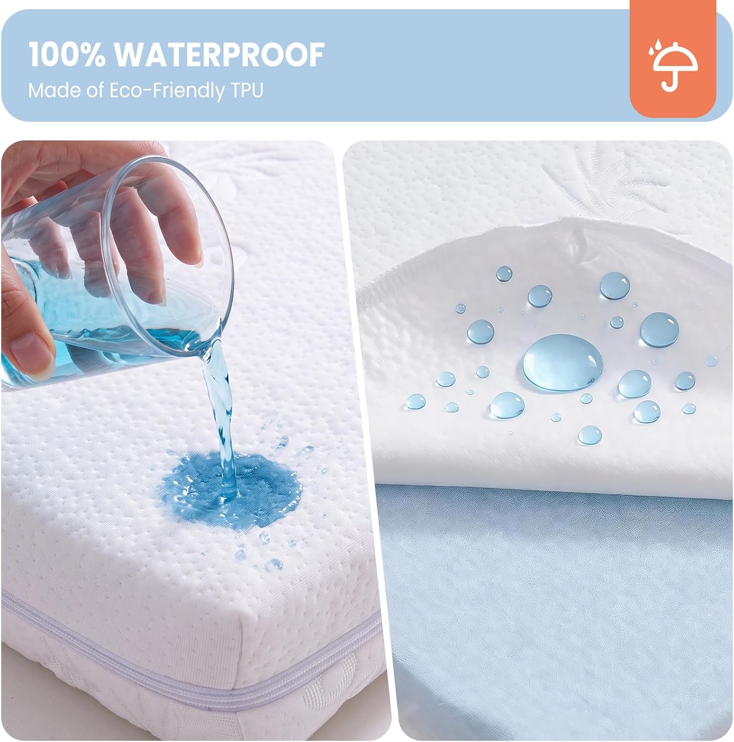 Detalle 1 de AOHWIDER Playard Mattress 36.5 x 25 inches