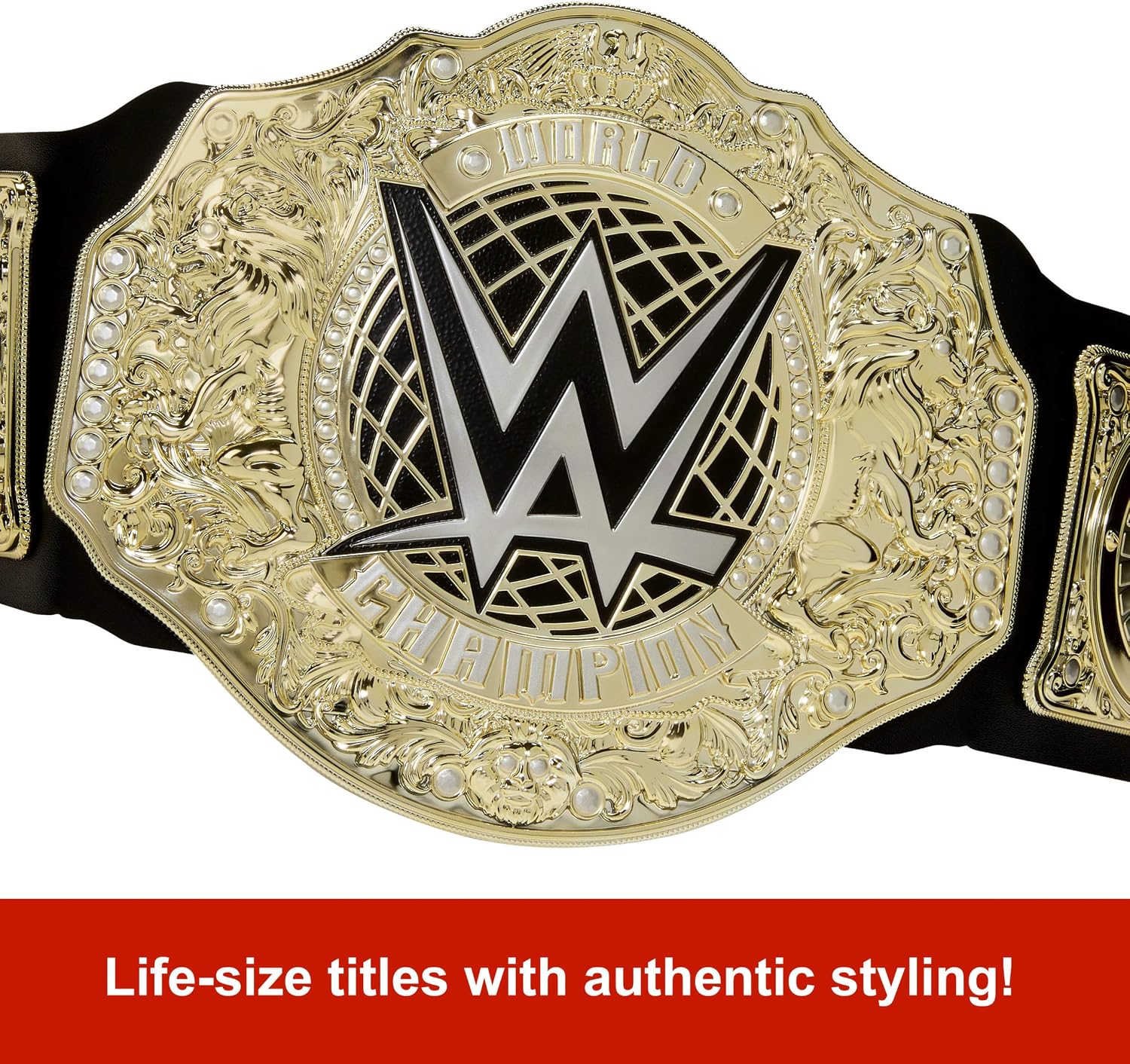 Detalle de Mattel HYF18 WWE World Heavyweight Championship Role-Play Belt