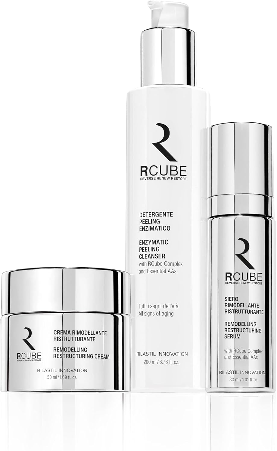 Thumbnail 2 de Rilastil RCube Siero Viso Rimodellante Ristrutturante con RCube Complex e Aminoacidi, 30 ml