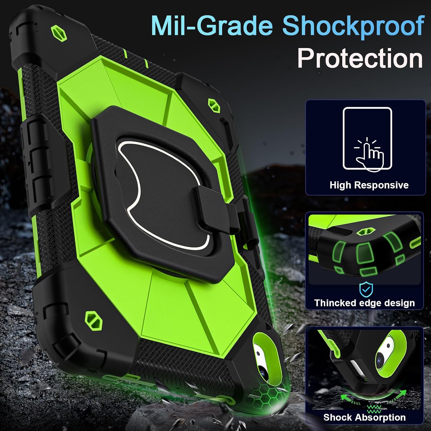 Detalle de Auizotl iPad Case 11 Inch Shockproof
