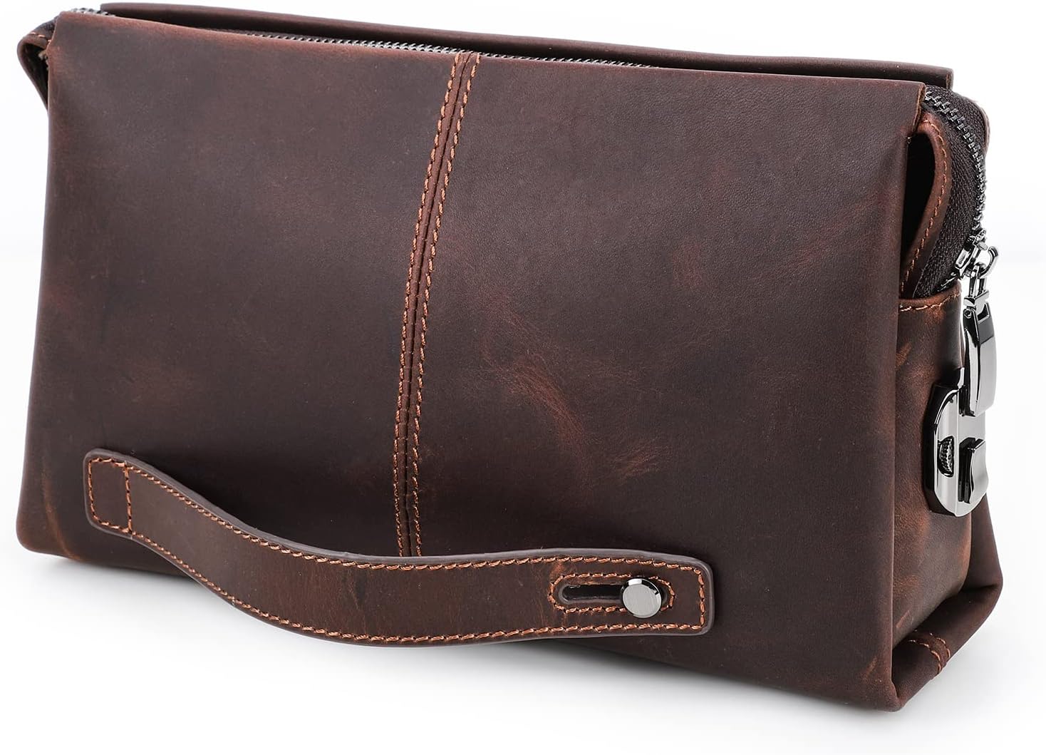 Detalle de Contacts Mens Genuine Leather ID Card Organizer Clutch