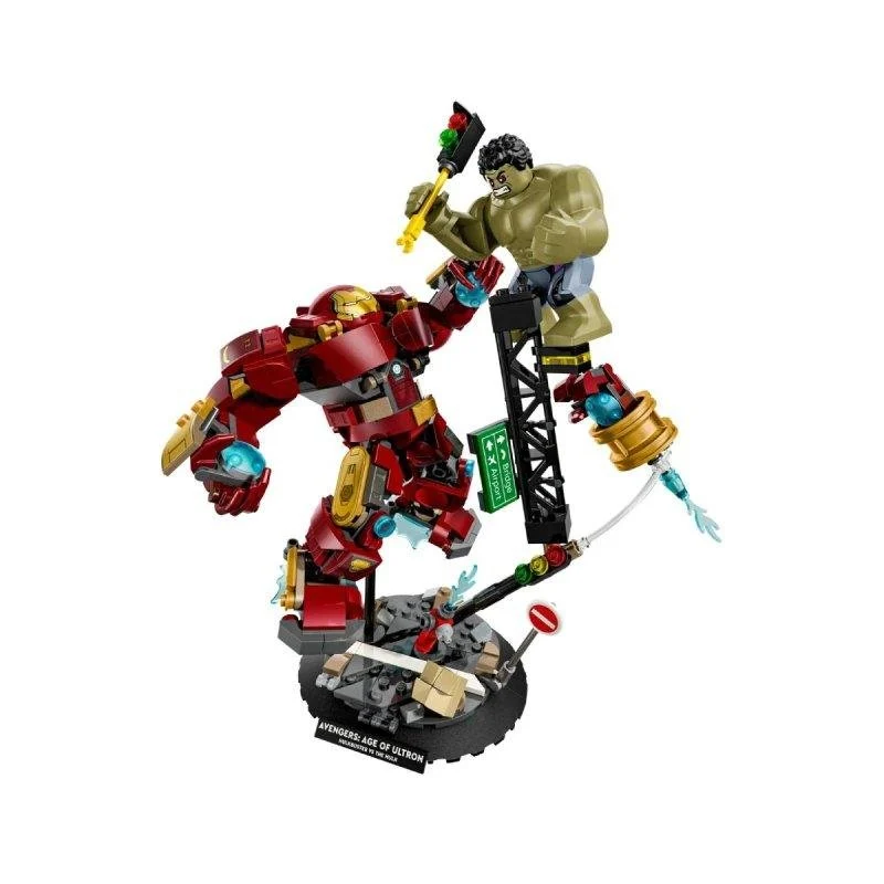 Detalle 2 de LEGO Marvel Batalla Legendaria Hulkbuster contra Hulk (76343) – 413 piezas