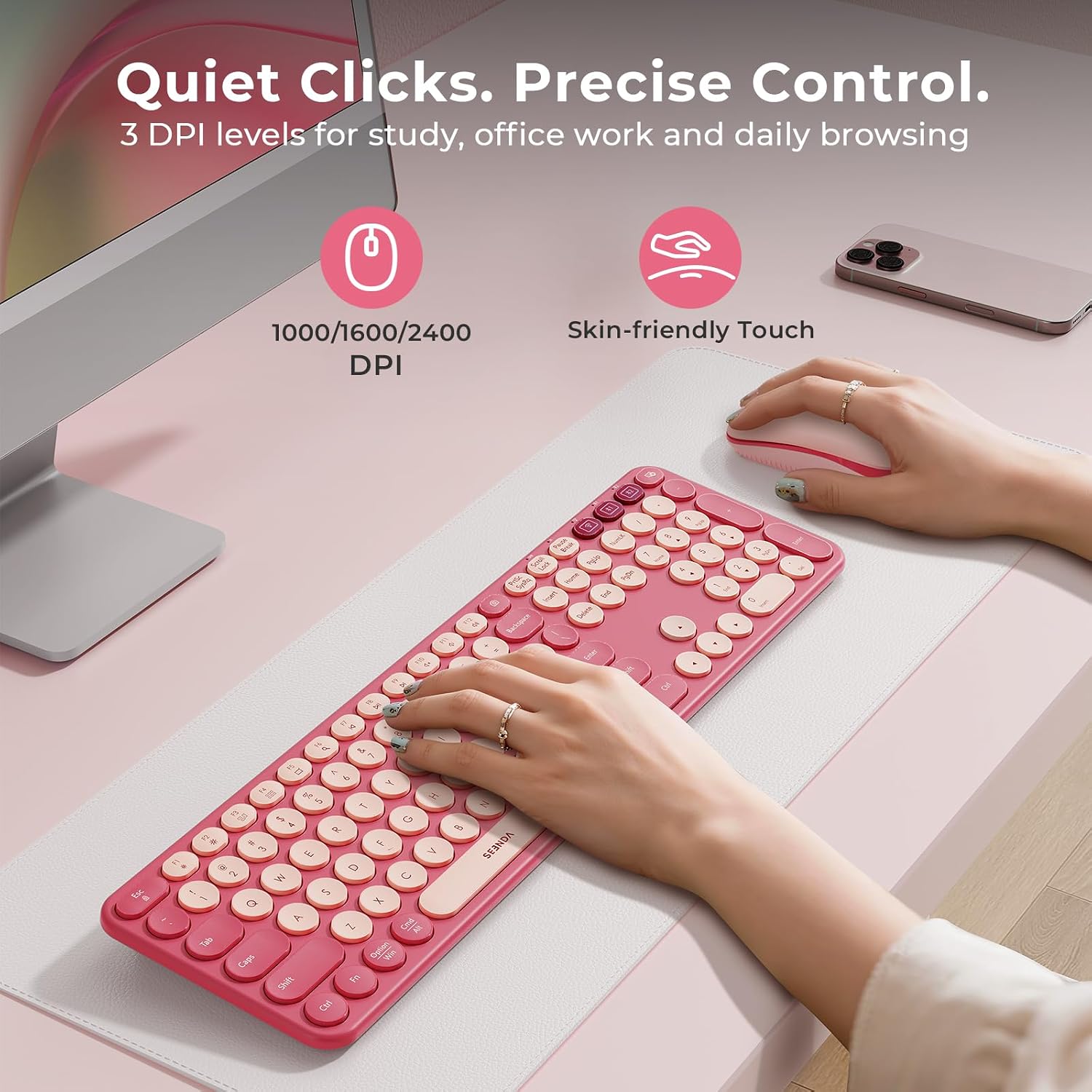 Detalle 2 de Seenda Bluetooth Keyboard and Mouse Combo COE202
