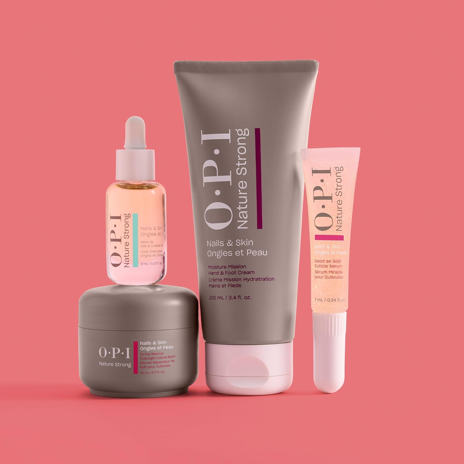 Detalle de OPI Nature Strong Lissant & Émollient Cuticules – Huile Adoucissante à la Glycérine, 50 ml