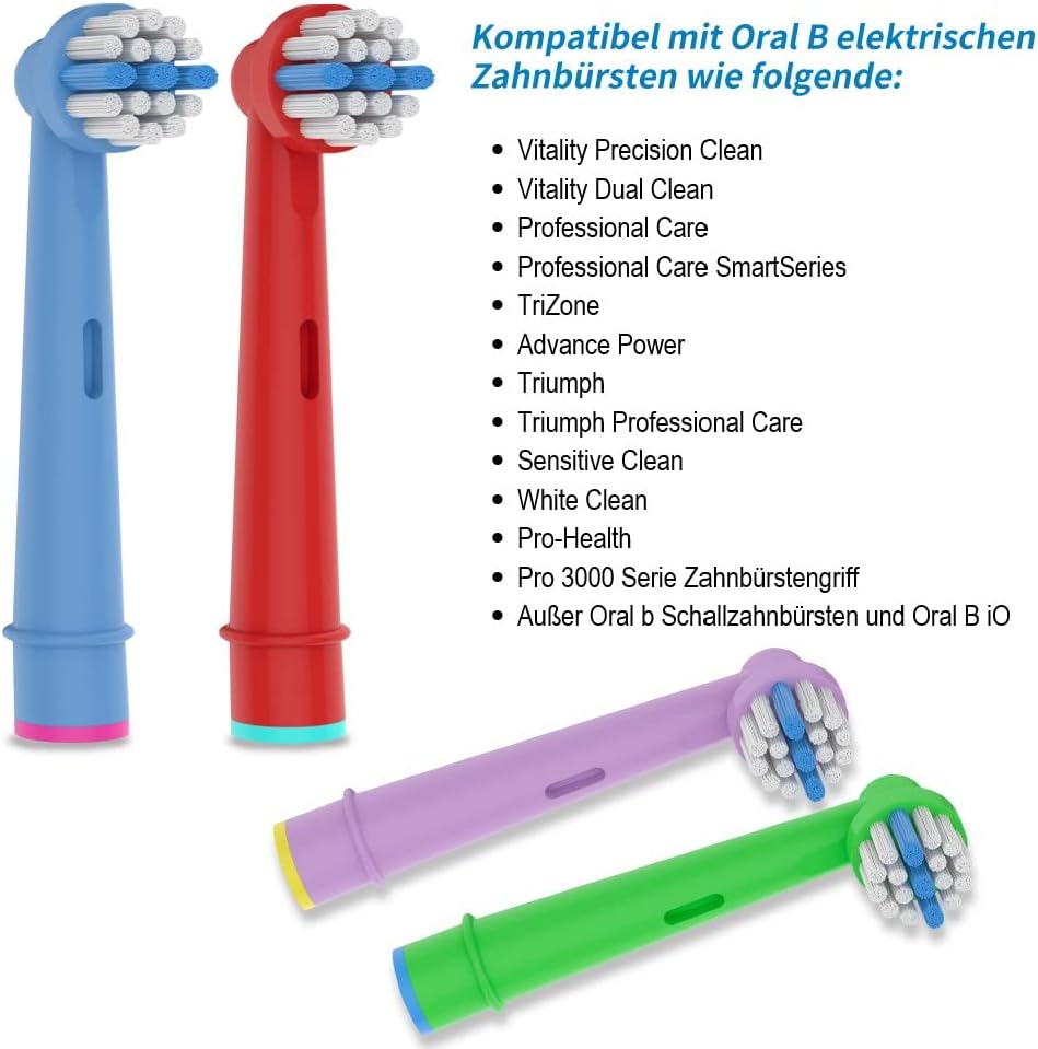 Thumbnail 1 de 16 Kids Aufsteckbürsten mit extra weichen Borsten (kompatibel mit Oral-B Kinder E‑Zahnbürste) – 16 Stück