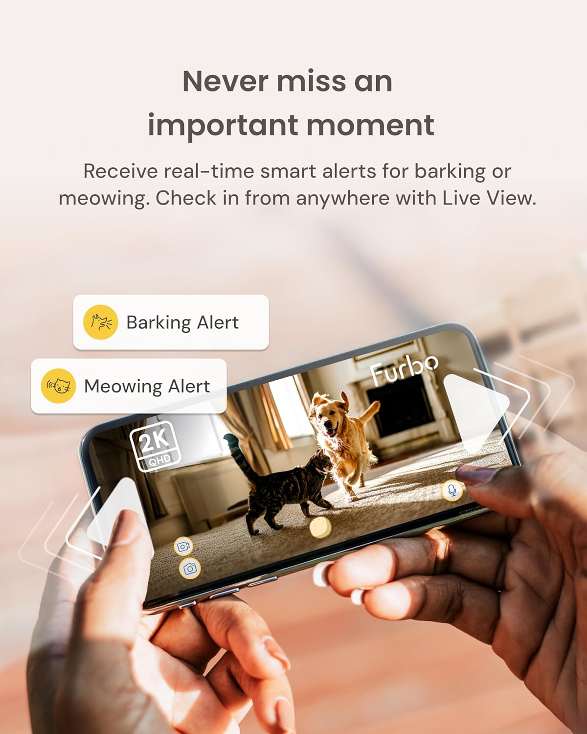 Thumbnail 2 de Furbo Mini 360º New Pet Camera con dispenser di snack e avvisi su abbaio/gallineggiamento