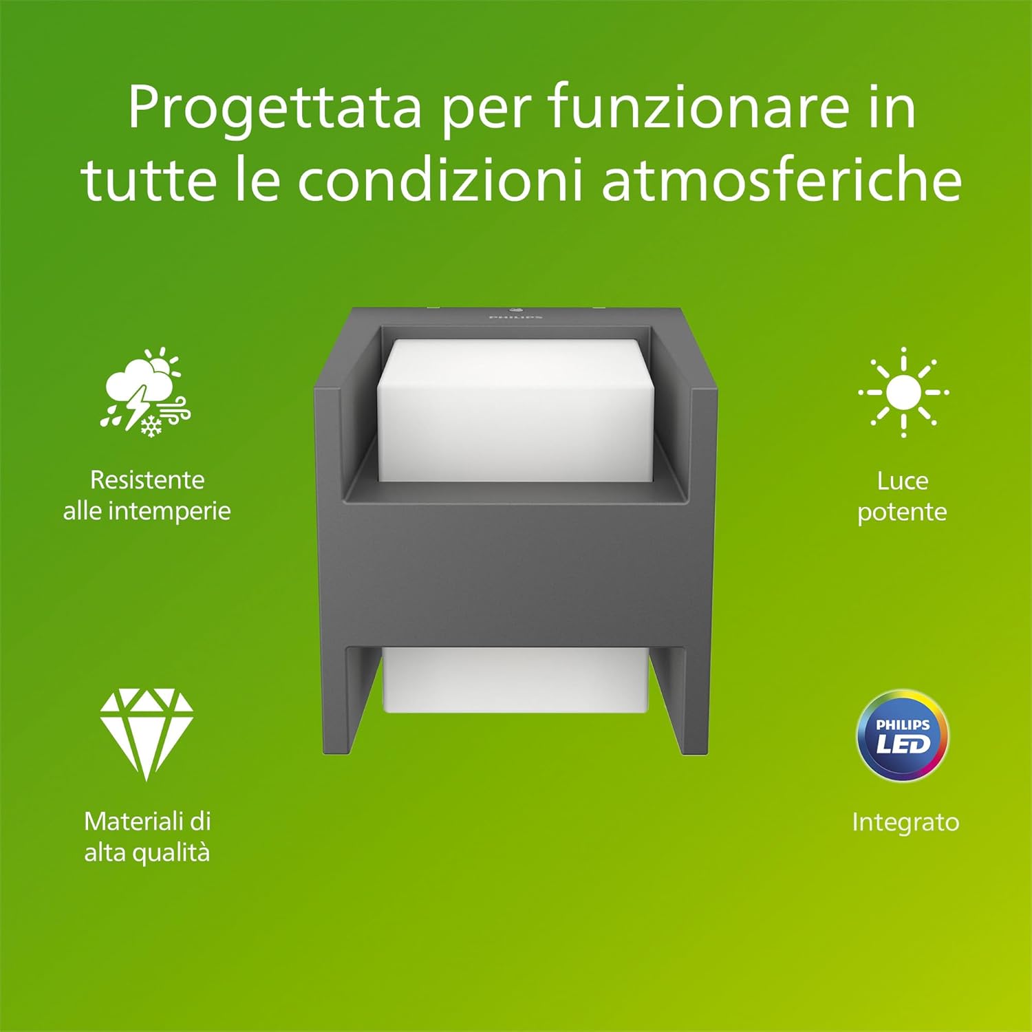 Thumbnail 1 de Philips parete esterna IP44 per giardino, terrazza o patio