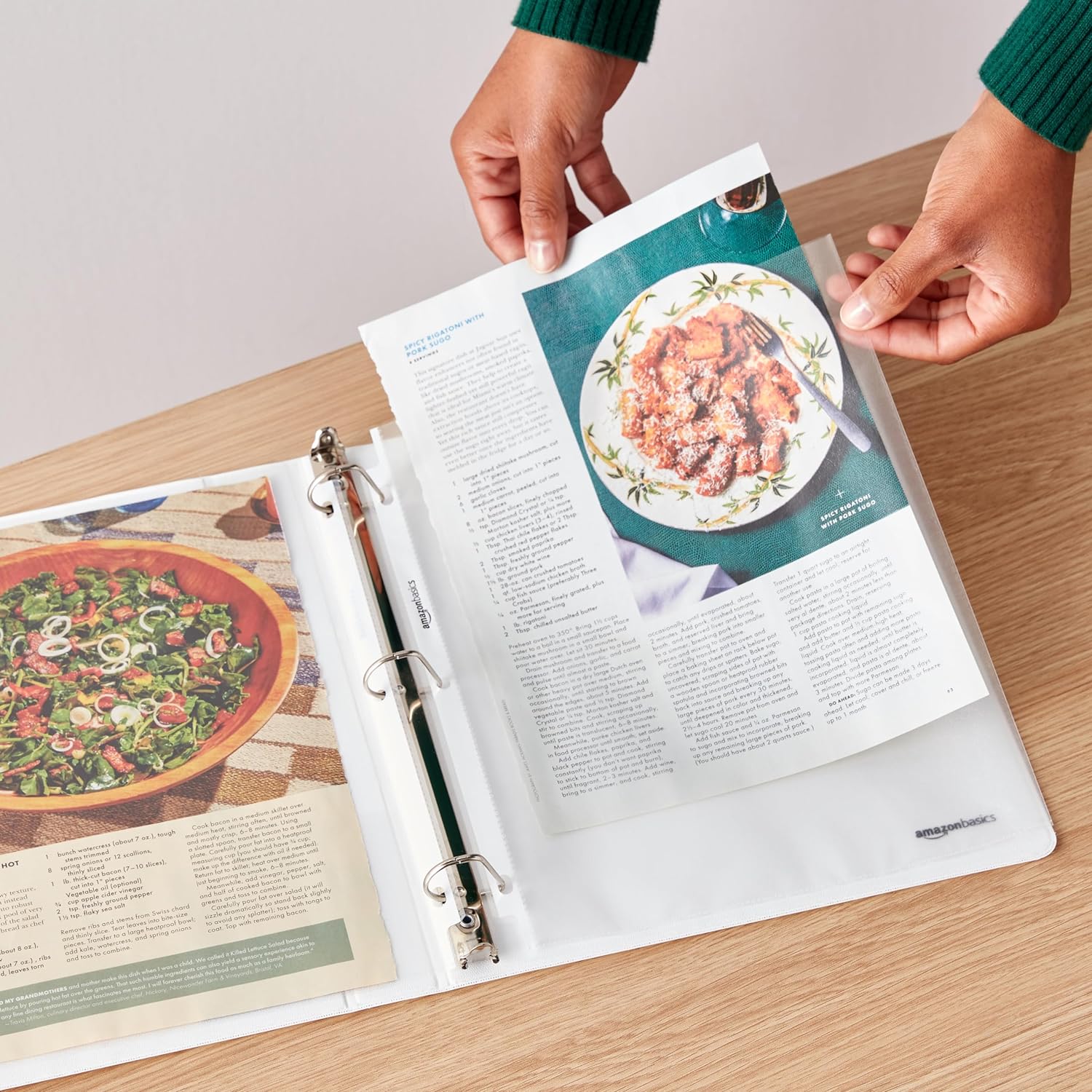 Thumbnail 2 de Amazon Basics Non-Glare Sheet Protectors 500 📎