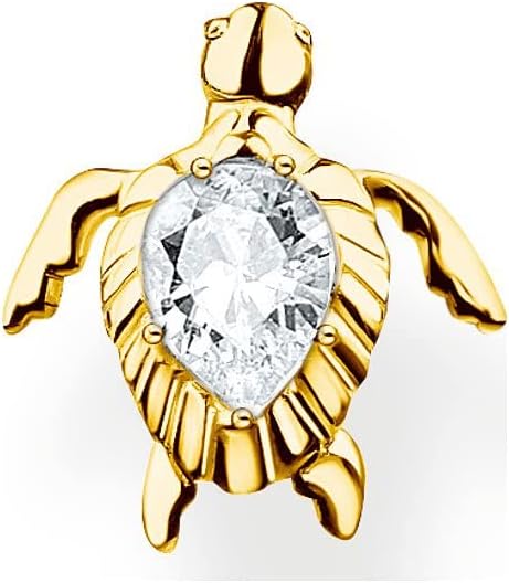 Thumbnail 3 de Thomas Sabo Einzel-Ohrstecker Schildkröte aus 925 Sterling Silber H2235