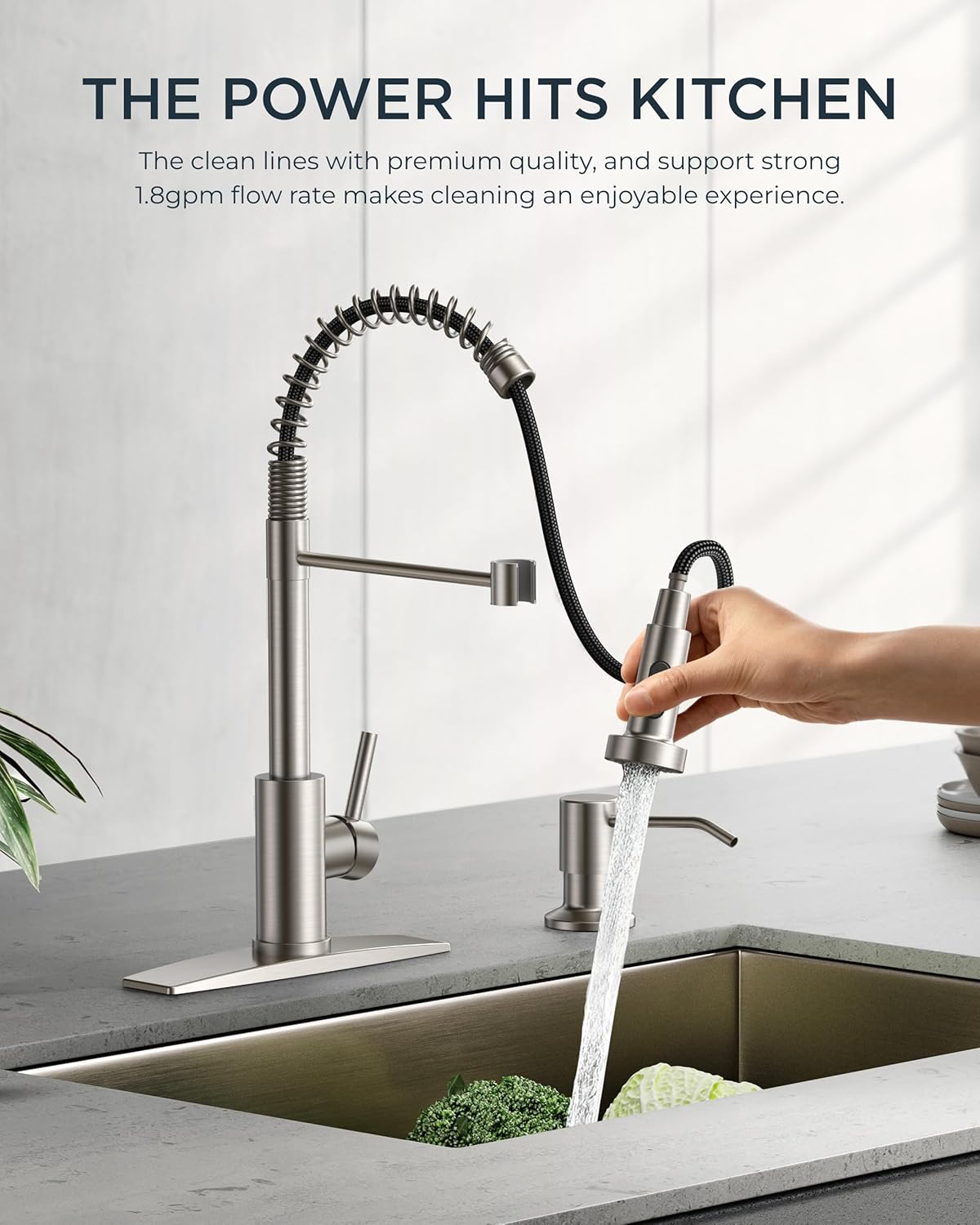 Thumbnail 4 de FORIOUS Kitchen Faucet 18.9 in ๐ฐ