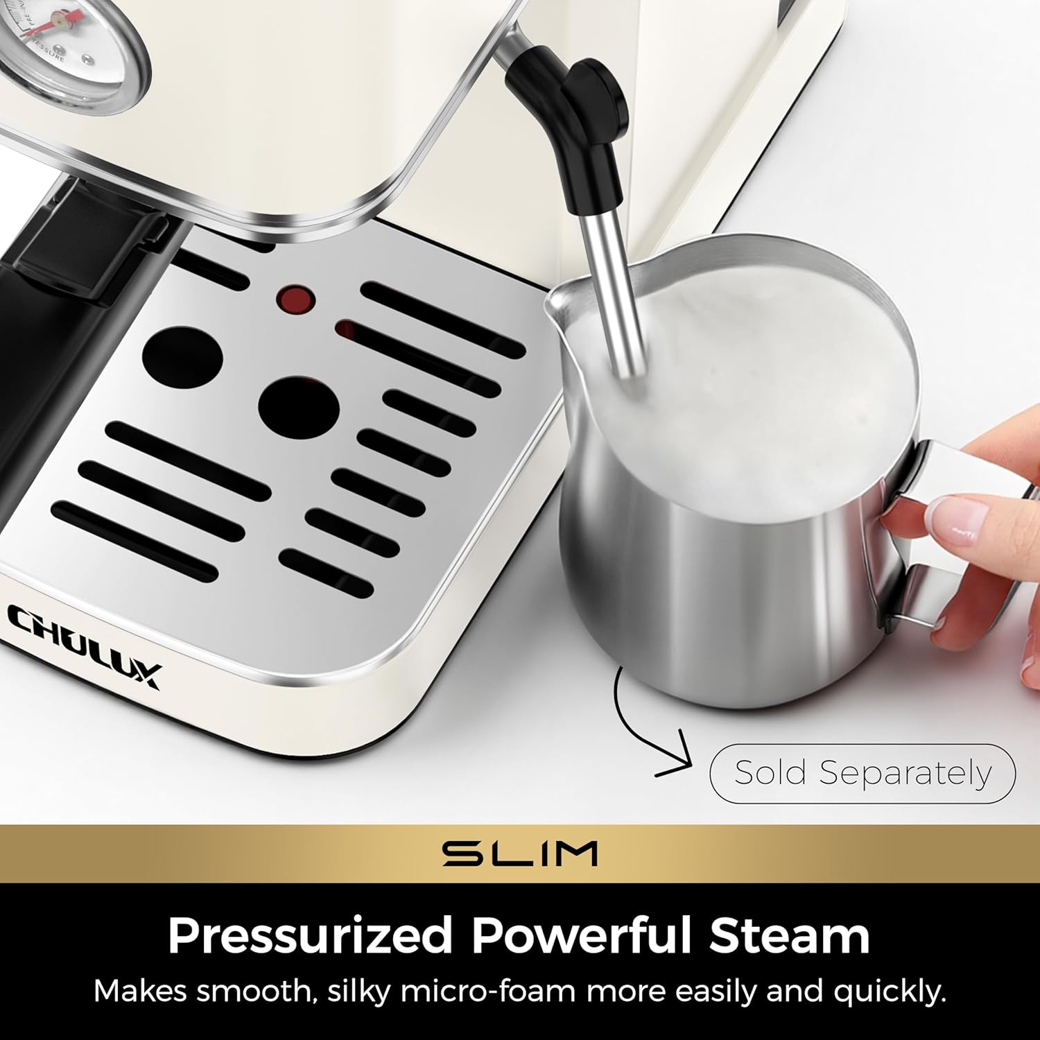 Thumbnail 2 de CHULUX Slim Espresso Machine 20 Bar