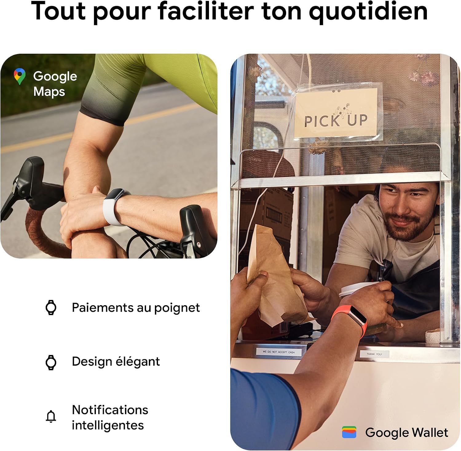 Thumbnail 6 de Fitbit Charge 6 Bracelet d'activité avec Google Health Premium inclus – Noir Volcanique/Aluminium Noir