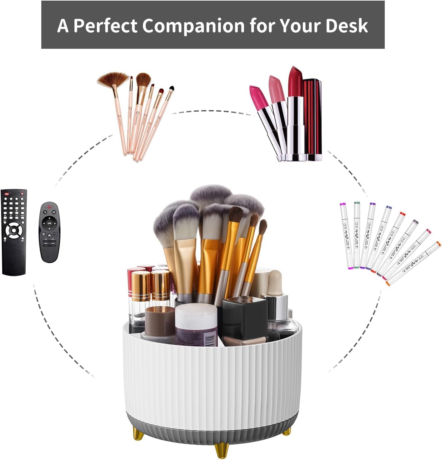 Thumbnail 3 de Marbrasse Desk Organiser 360 Degree