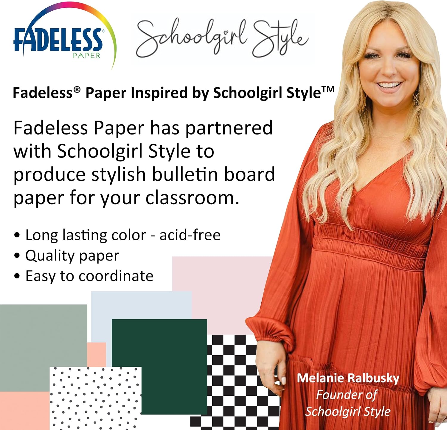 Thumbnail 2 de Fadeless Bulletin Board Paper, 47.25" x 50