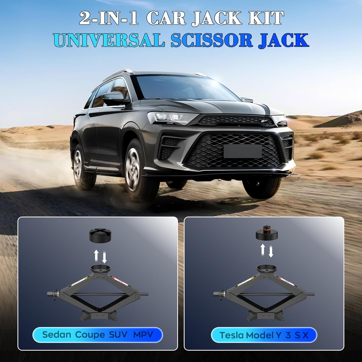 Thumbnail 1 de IMAYCC Scherenwagenheber 2,5 t für Auto