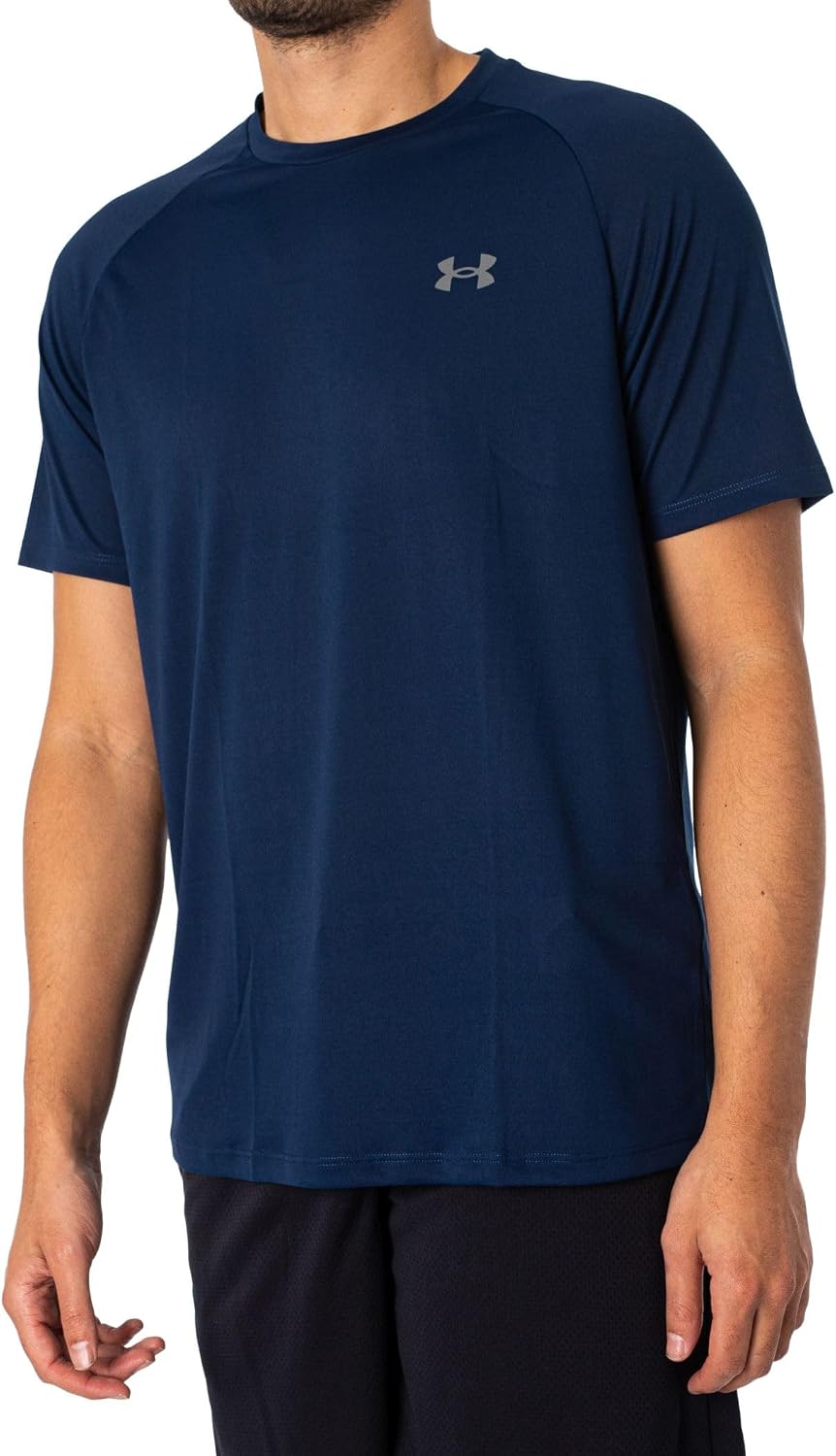 Detalle 2 de Under Armour UA Tech 2.0 SS Tee: maglietta da training in UA Tech, assorbe il sudore e asciuga rapidamente