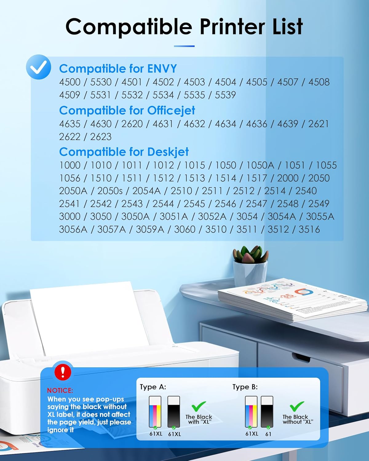Thumbnail 1 de 61XL Ink Cartridge 712 Pages 🖨️