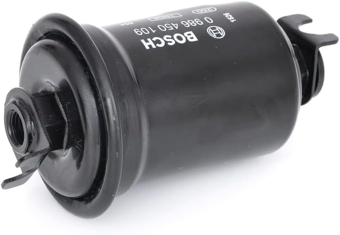 Detalle de Bosch F0109 Filtre à Carburant Essence – séparation des particules et protection du système d'injection