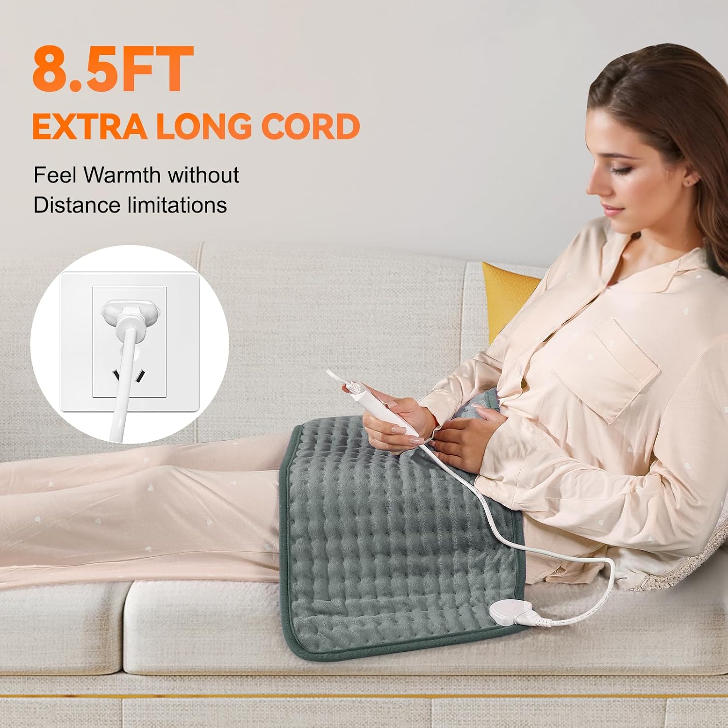 Thumbnail 5 de OneAmg 3060 Heating Pad, 6 Heat Settings and 4 Timer Options
