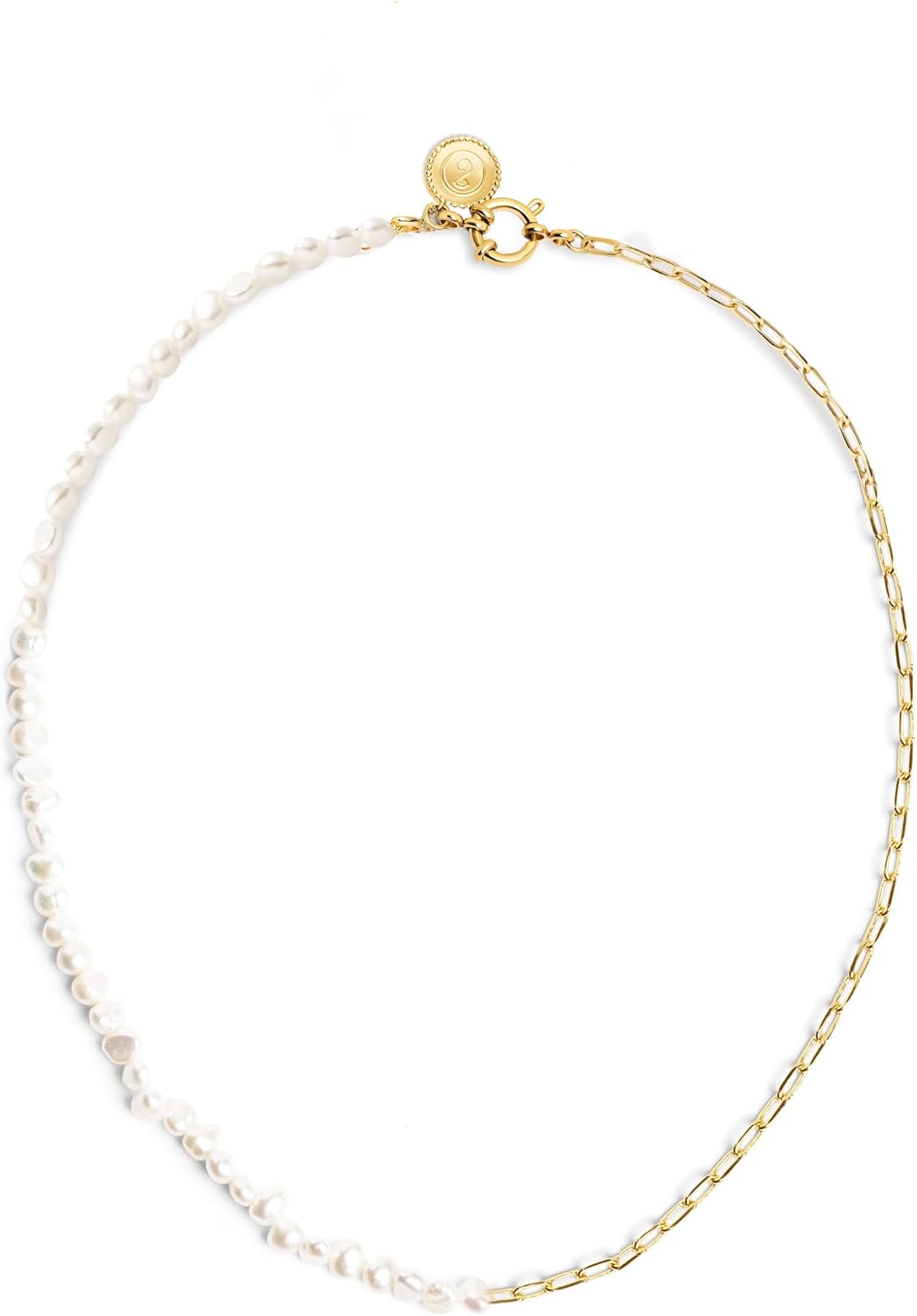Detalle de SINGULARU Collar Chic Pearl 40 cm