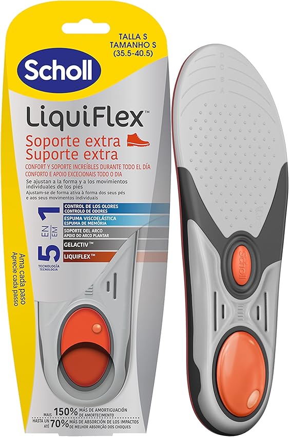 Scholl LiquiFlex Plantillas con Soporte Reforzado para Mujer 👡