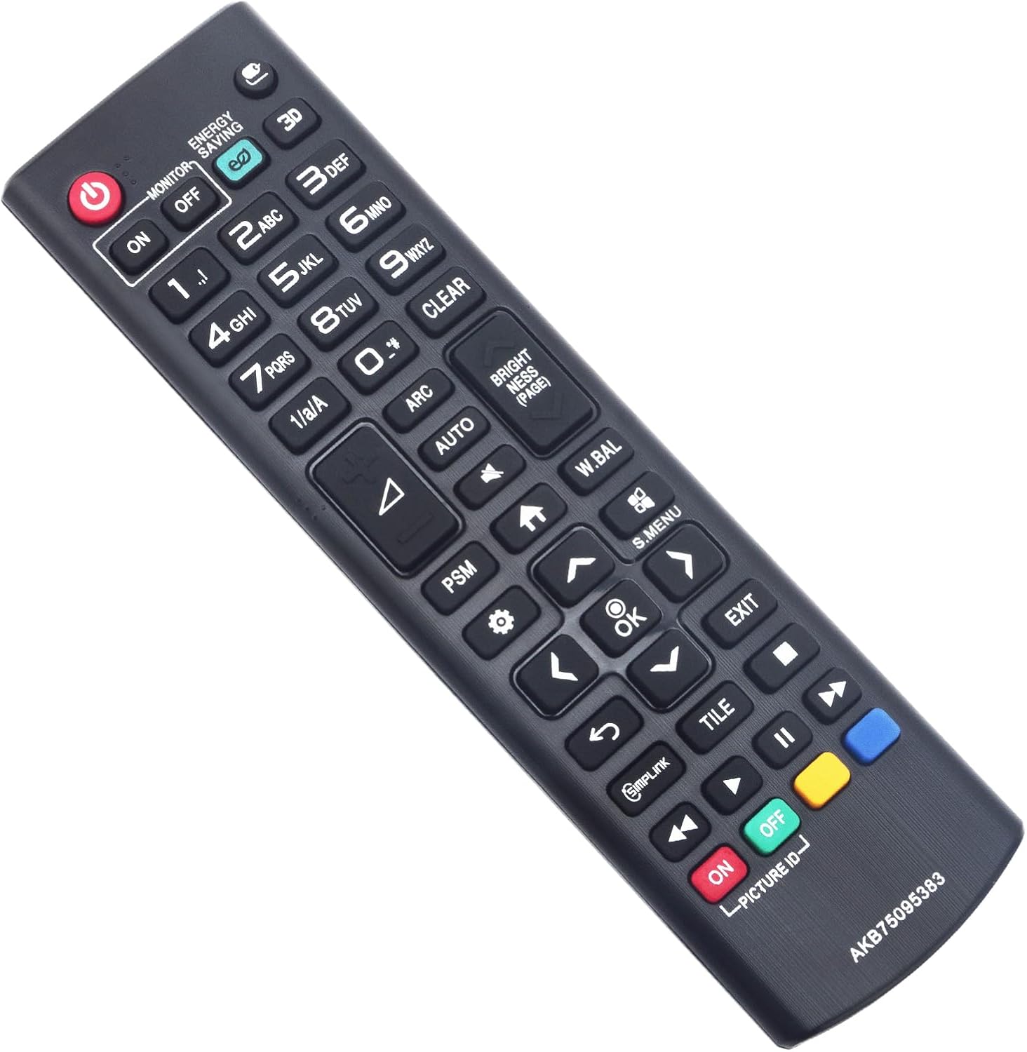 Detalle de AULCMEET AKB75095383 replacement remote for LG TVs