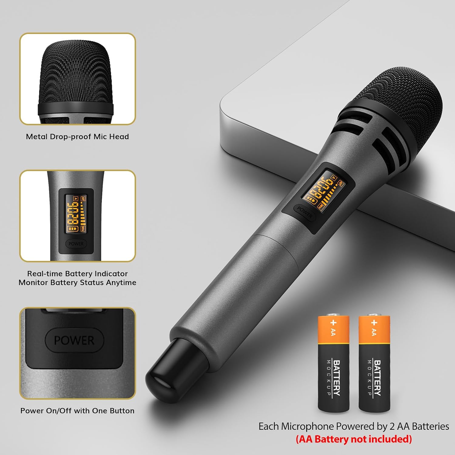 Thumbnail 5 de TONOR TW350 Wireless Microphones for Singing: All‑Rounder Karaoke Kit