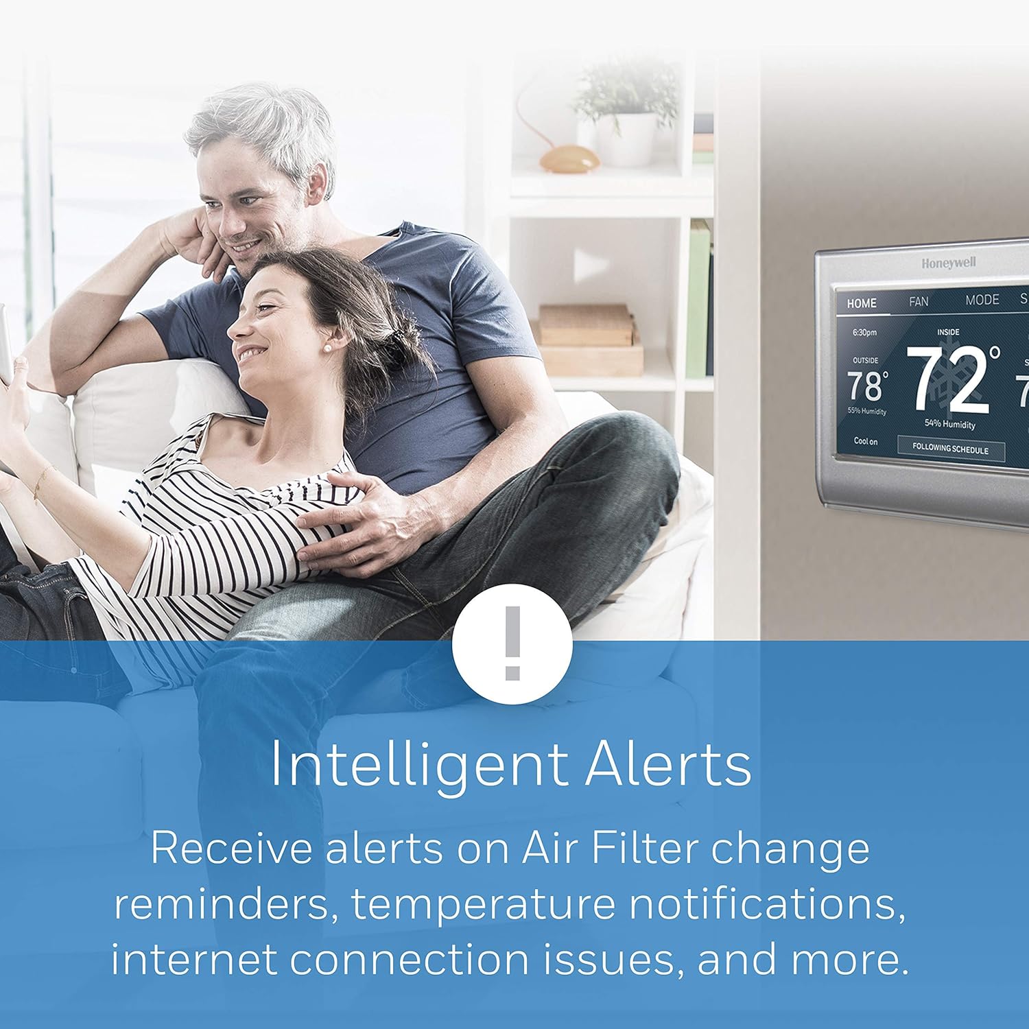 Detalle 2 de Honeywell RTH9585WF1004 Wi-Fi Smart Thermostat