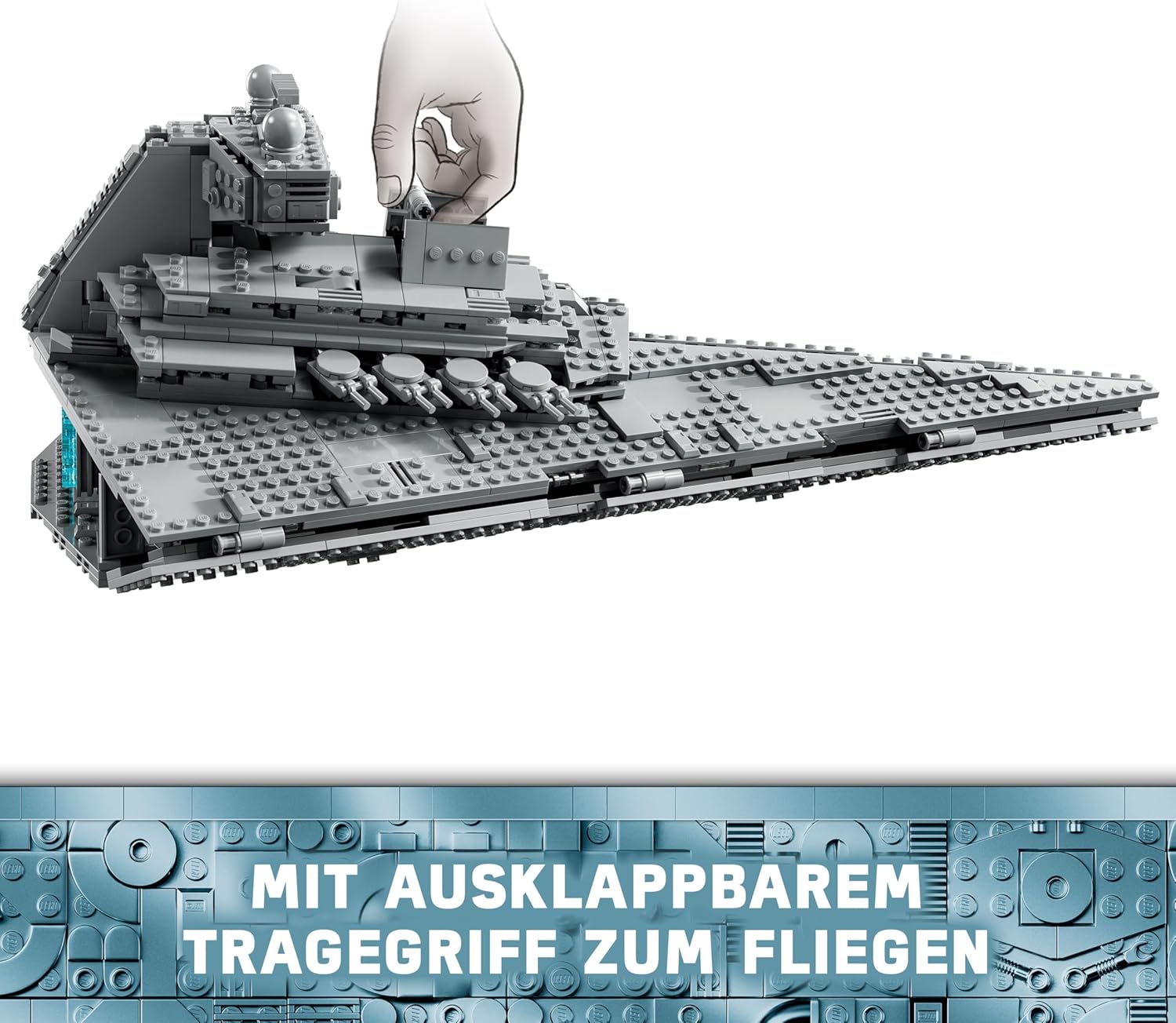 Thumbnail 2 de LEGO Star Wars 75394 Imperialer Sternzerstörer – Raumschiff-Spielset mit Innenraum und 7 Minifiguren