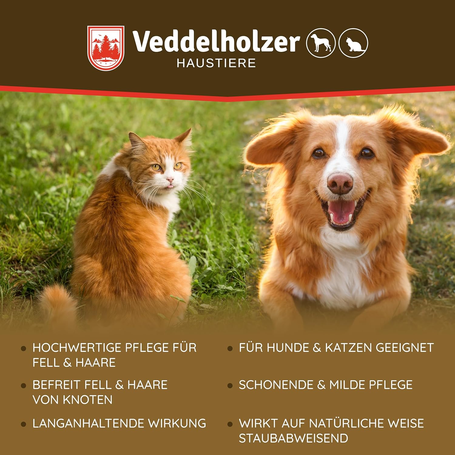 Thumbnail 5 de Veddelholzer 250 ml Kokos Fellpflege Entfilzungsspray