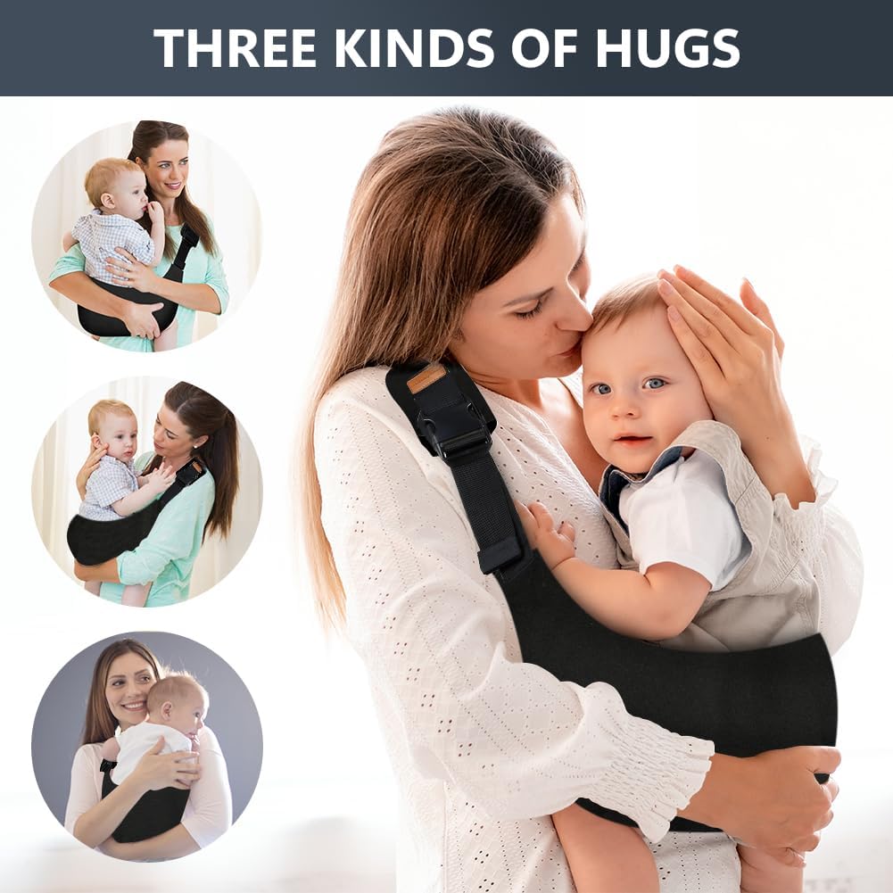 Thumbnail 3 de AOOWU Baby Carrier: Comfortable Cotton Sling for Newborns to Toddlers