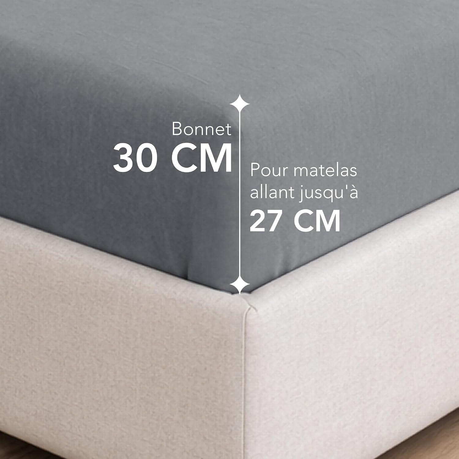 Detalle 1 de Dreamzie Drap Housse 180x200 Coton