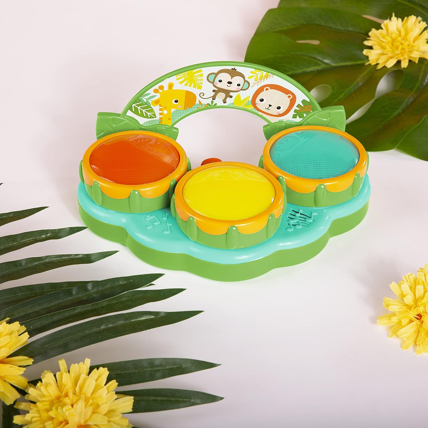 Thumbnail 3 de Bright Starts Safari Beats Musical Drum Toy with Lights