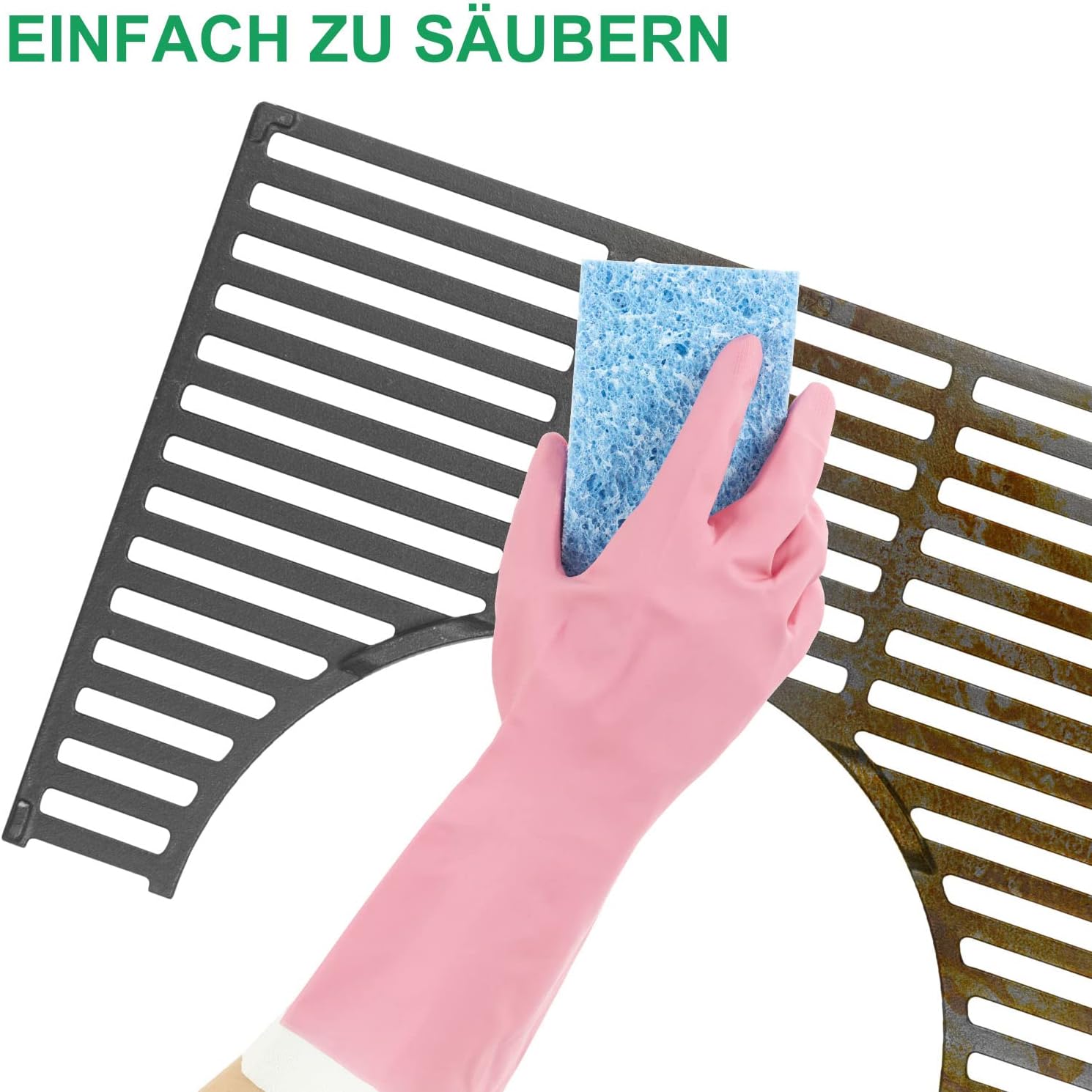 Thumbnail 4 de WELL GRILL 44,5 cm Gusseisen Grillrost – Rund-Einbauzubehör für Weber Spirit/Genesis Serien (Modell 8847)
