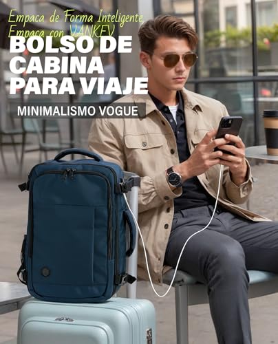 Thumbnail 1 de VANKEV Mochila de Viaje para Cabina 40x20x25 cm (20 L): práctica para Ryanair y más