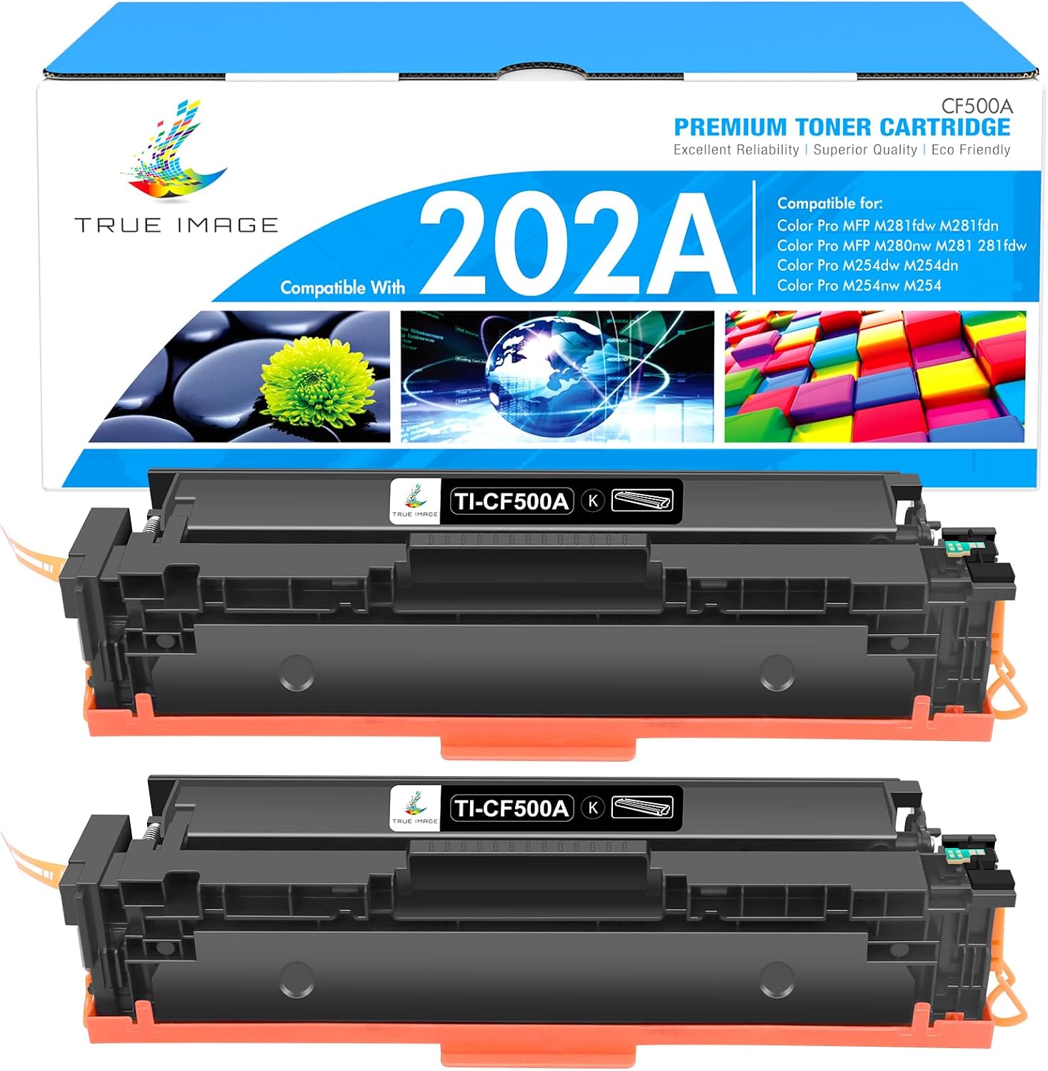 Detalle de HP-Compatible Black Toner Cartridges, CF500A