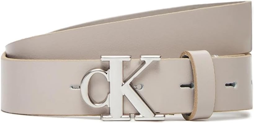 Detalle de Calvin Klein cinturone in pelle CK 2,5 cm