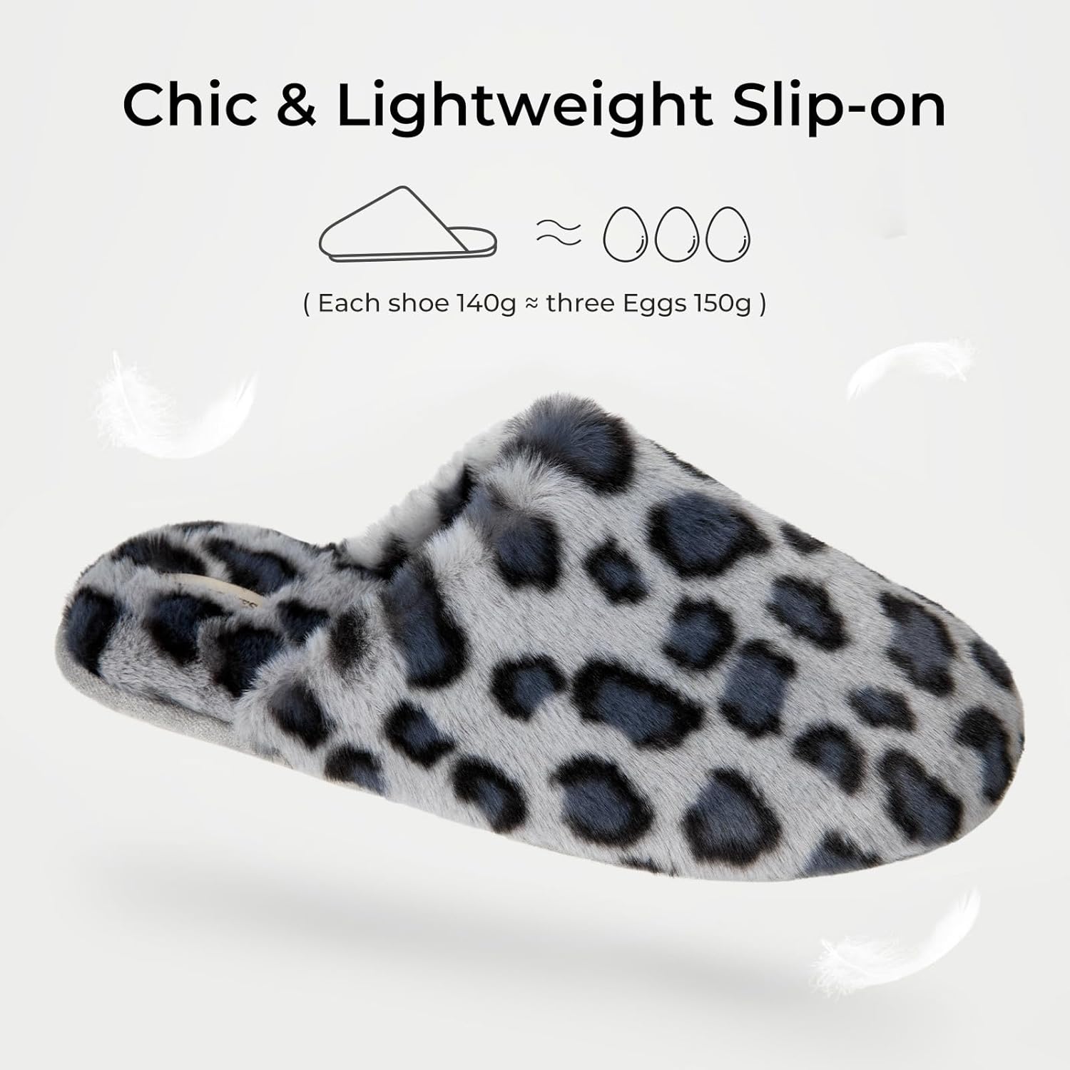 Thumbnail 4 de Snug Leaves Fuzzy Scuff Slippers 5-6