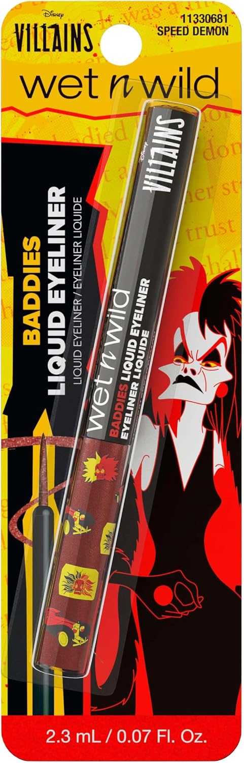 Thumbnail 3 de Wet n Wild Disney Villains Baddies Liquid Eyeliner Vile Violet, metallic