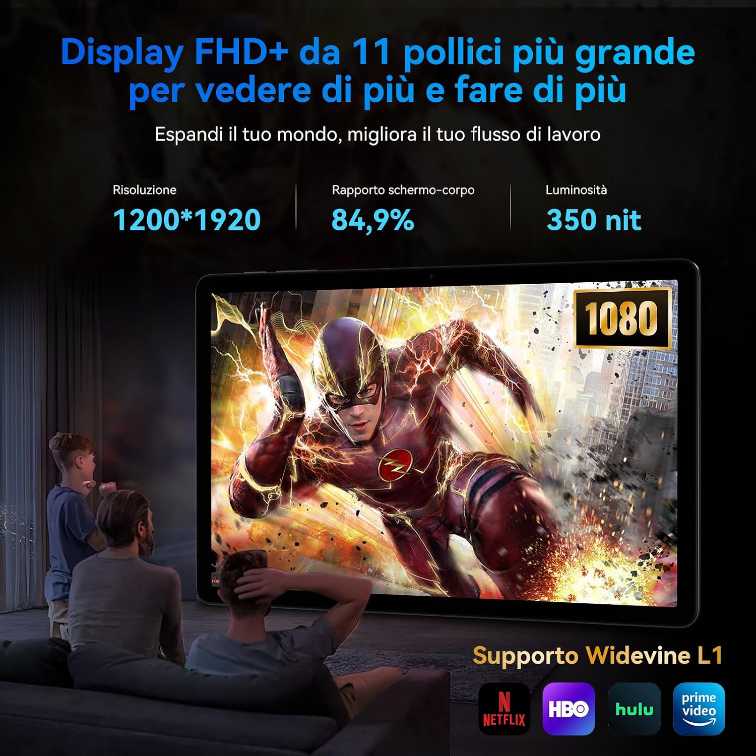 Thumbnail 6 de TABWEE Android 16 Tablet con Tastiera: potenza, schermo da 11” e AI Gemini 3.0