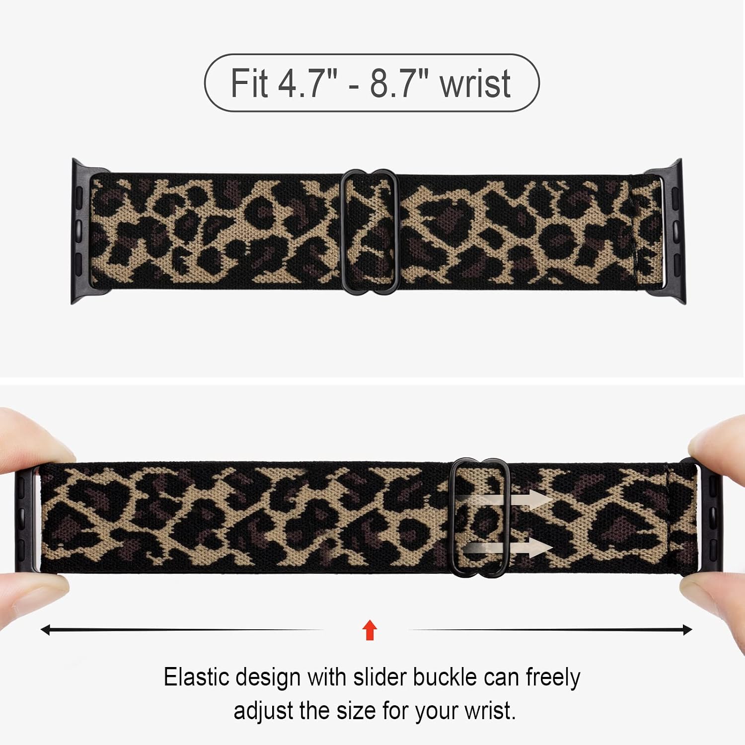 Detalle 2 de CCnutri Stretchy Nylon Strap 4-pack 38–41mm