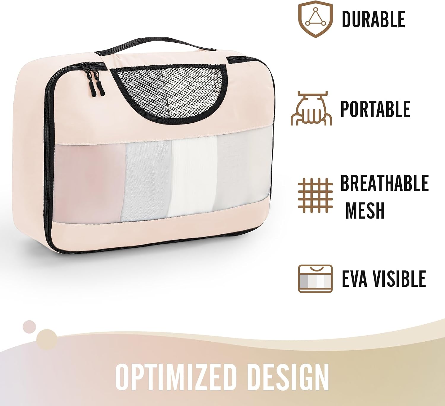 Detalle 2 de Veken 8 Set Packing Cubes