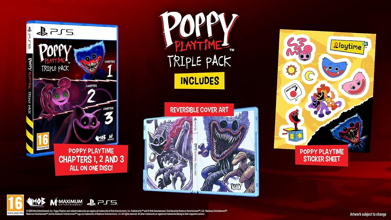 Detalle de Poppy Playtime Triple Pack PlayStation 5 di Maximum Entertainment