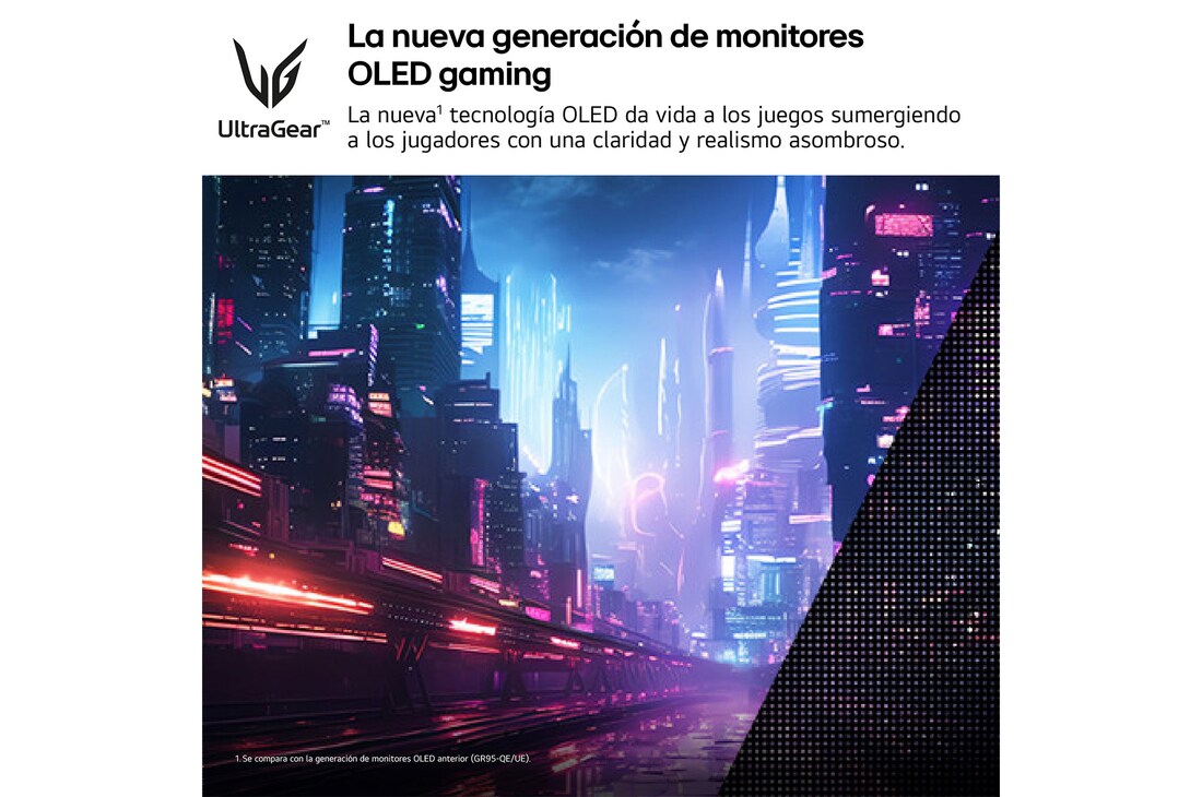 Detalle de LG UltraGear 45GS95QE-B Monitor 45" WQHD 240 Hz