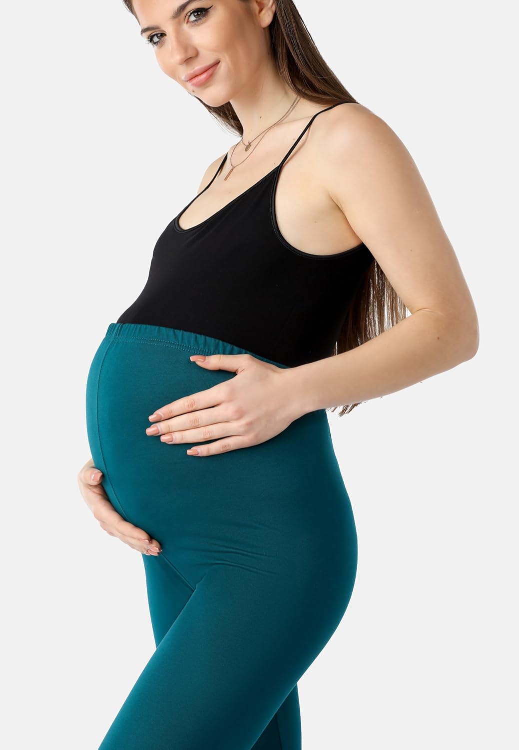 Thumbnail 4 de Be Mammy Leggings Premaman 3/4 Pantaloni in Bio-Cotone Donna BE20-284