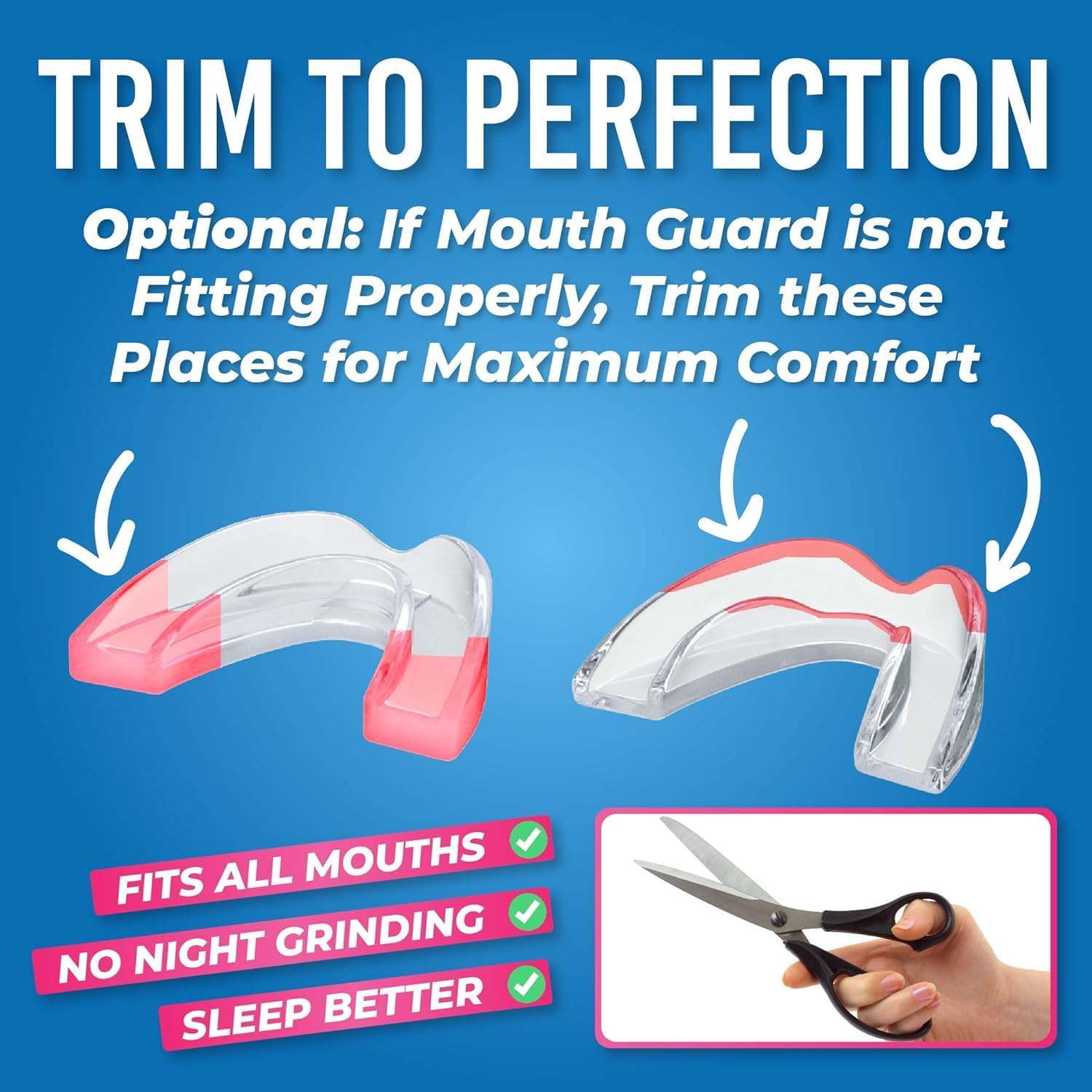 Detalle de HONEYBULL Anti Grinding Guard Set: 6-Pack, Two Sizes for Light & Heavy Grinding