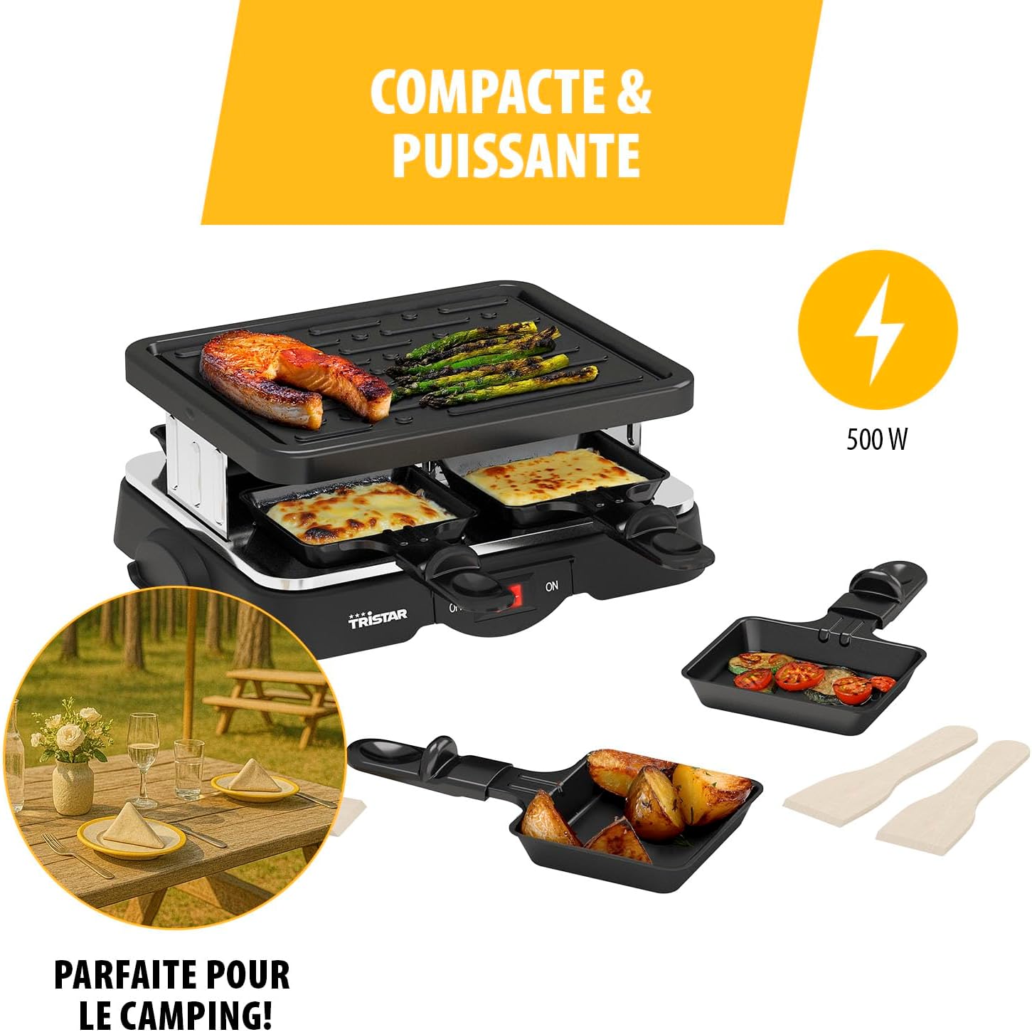 Detalle 2 de Tristar RA-2949 Raclette 500 W đœ