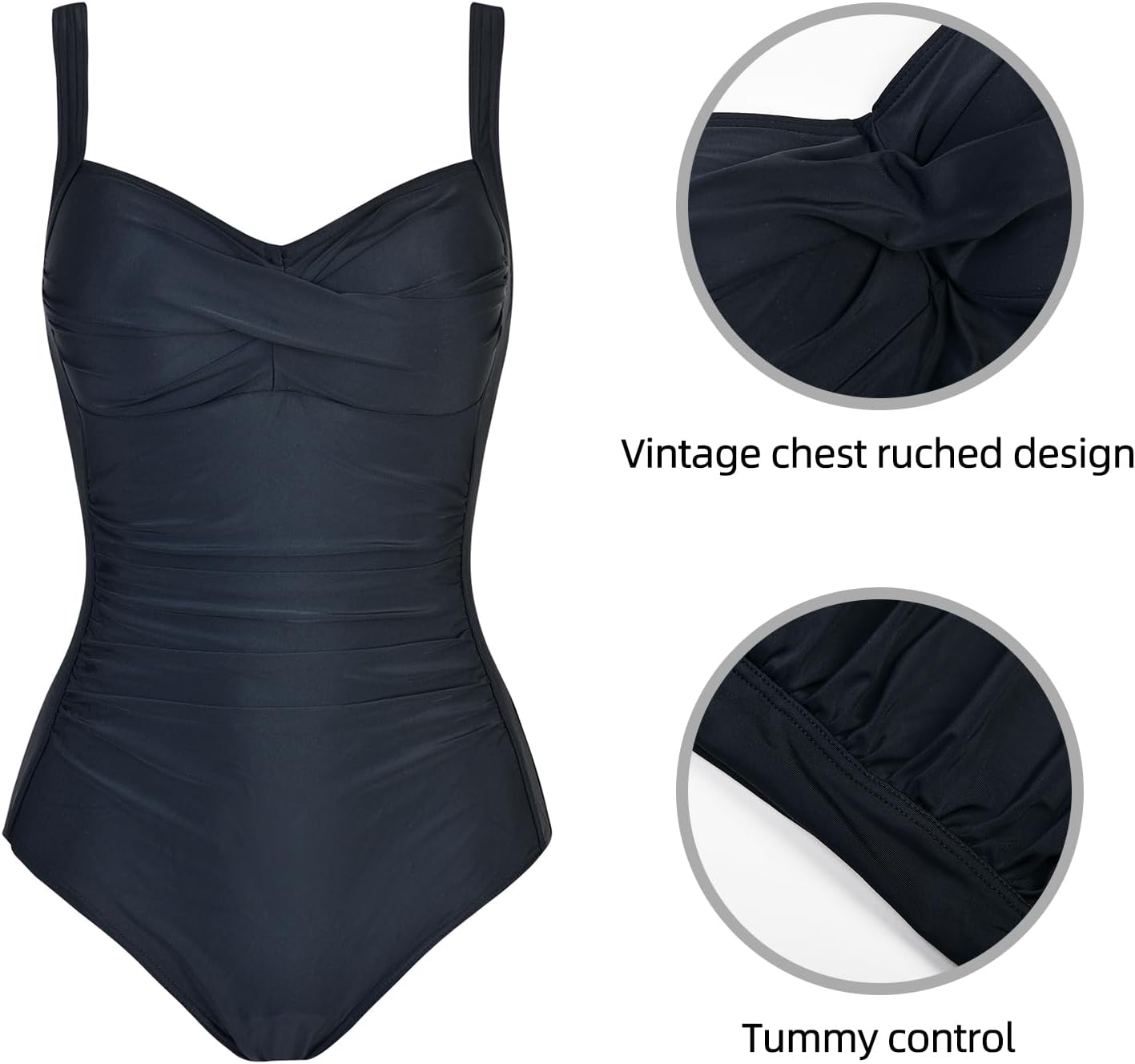 Thumbnail 4 de Loginsummer Bauchweg Monokini Push-Up Große Größen