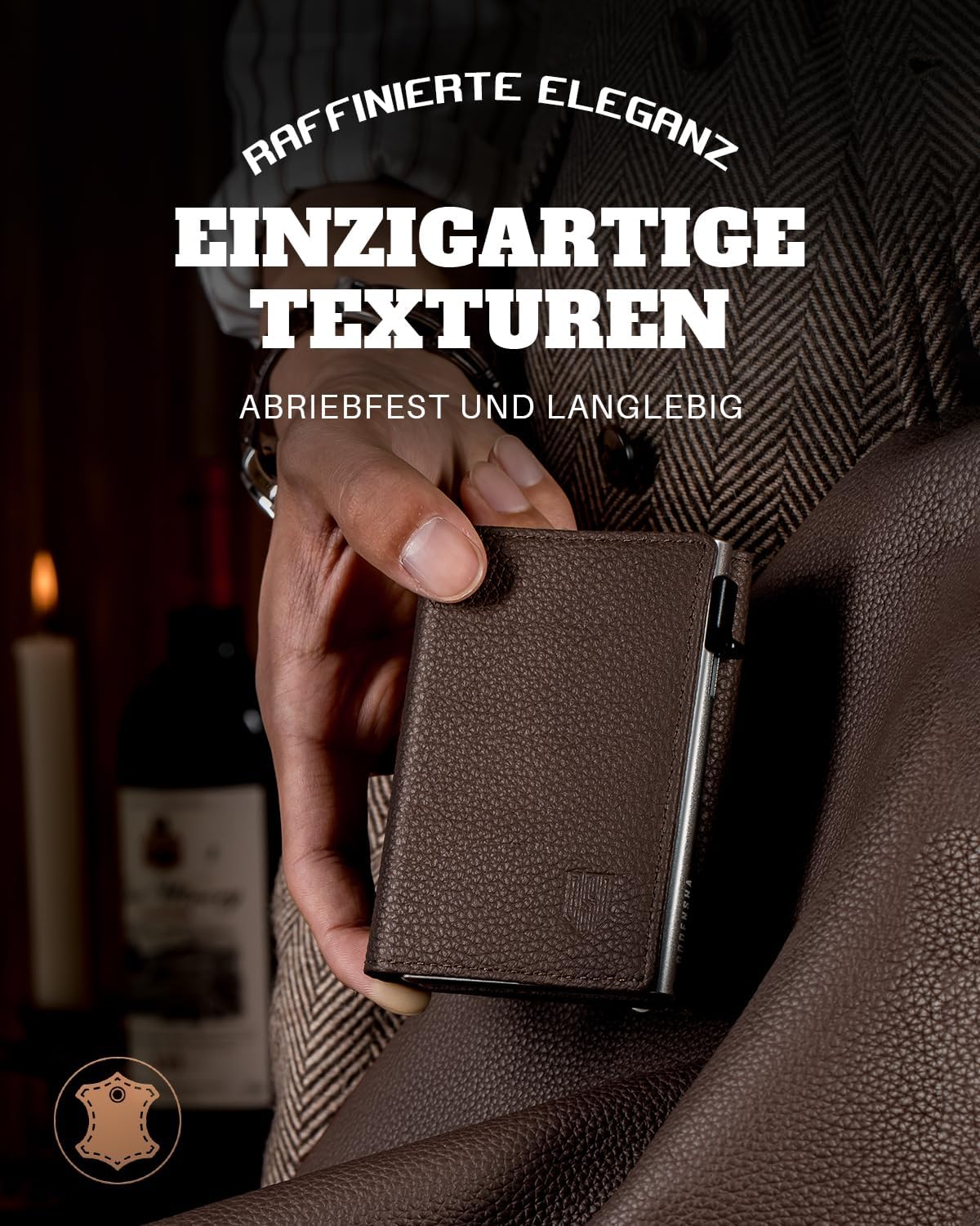 Thumbnail 1 de DODENSHA MagSnap Pebble Slim Geldbörse