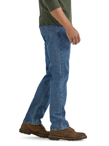 Thumbnail 2 de Wrangler Authentics Herren Jeans Regular Straight Fit Dunkel Stonewash